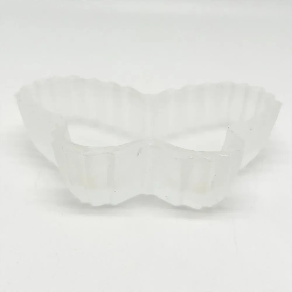 Butterfly Shaped Decorative Frosted Glass Jewelry Holder